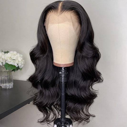 Body Wave Remy Human Hair Lace Front Wig (Pre-Plucked With Baby Hairs)