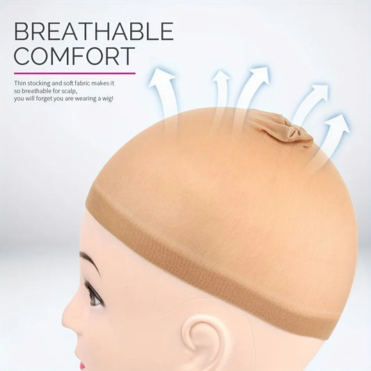 4PCS Nylon Wig Caps
