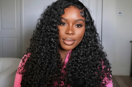 Burmese Curly Lace Front Wig (Pre-Plucked With Baby Hairs)