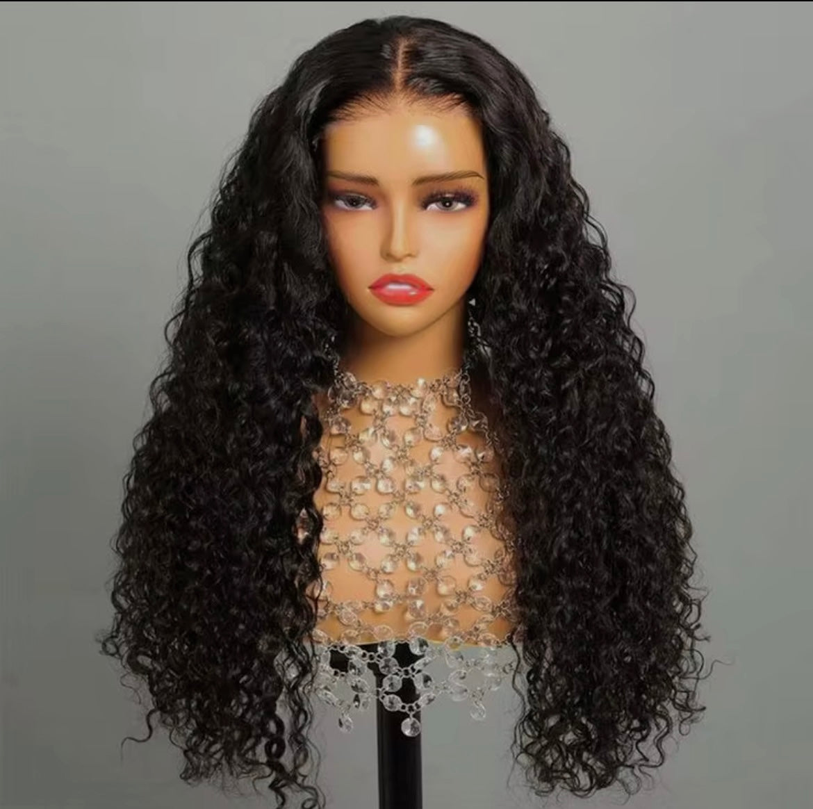 Deep Wave HD Lace Human Hair Wig (Pre-Plucked With Baby Hairs) (Glueless)