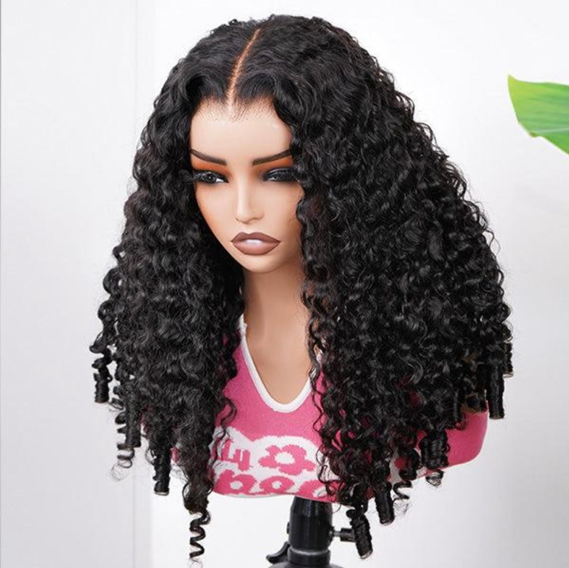 Burmese Curly Lace Front Wig (Pre-Plucked With Baby Hairs)