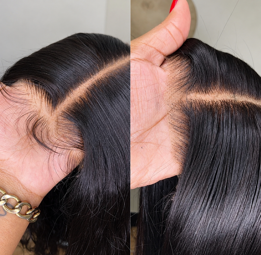 Straight Remy Human Hair Wig (Pre-plucked with Baby Hairs) (Glueless)